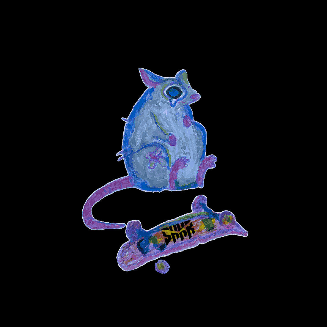 SHKR PROD. Rat Skater Pro Scooter Griptape