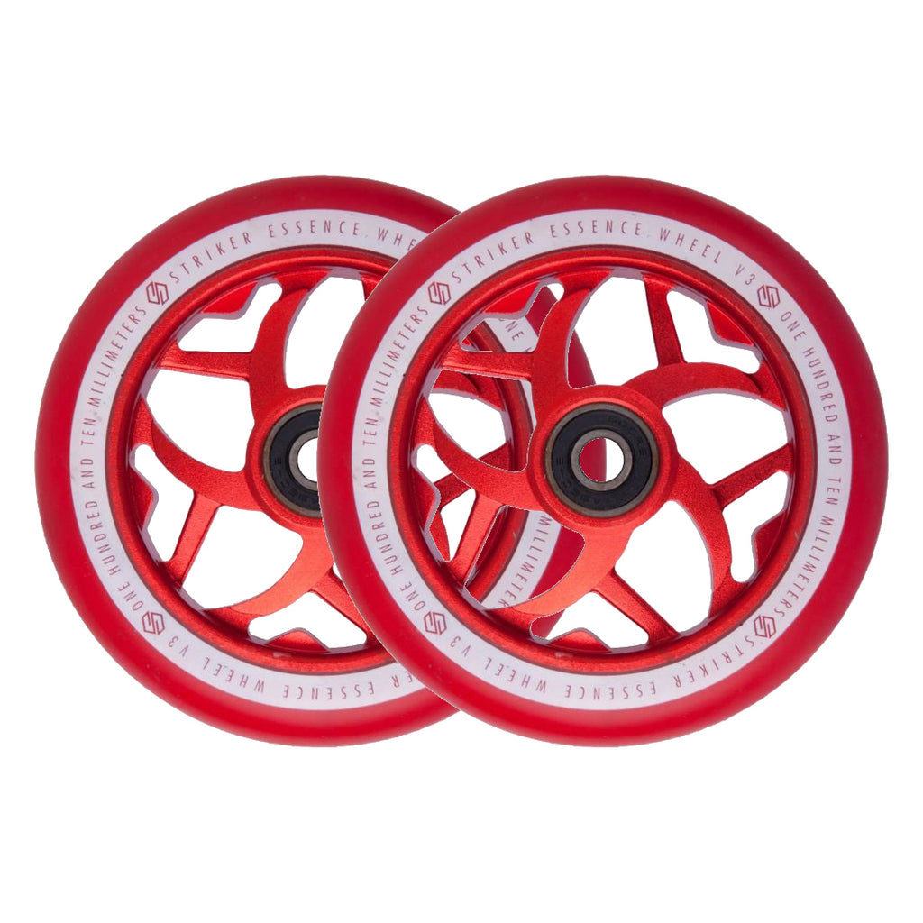 STRIKER Essence V3 Colorblast Pro Scooter Wheels (Red)