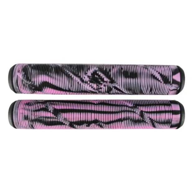 STRIKER Logo Pro Scooter Grips (Black/Pink)