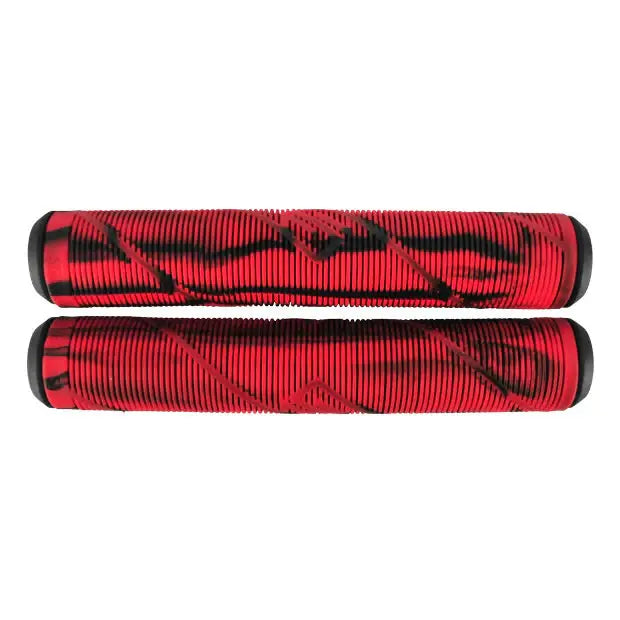 STRIKER Logo Pro Scooter Grips (Black/Red)