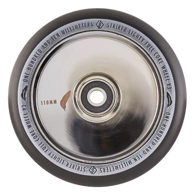 STRIKER Lighty Fullcore V3 110mm Pro Scooter Wheels (Chrome)