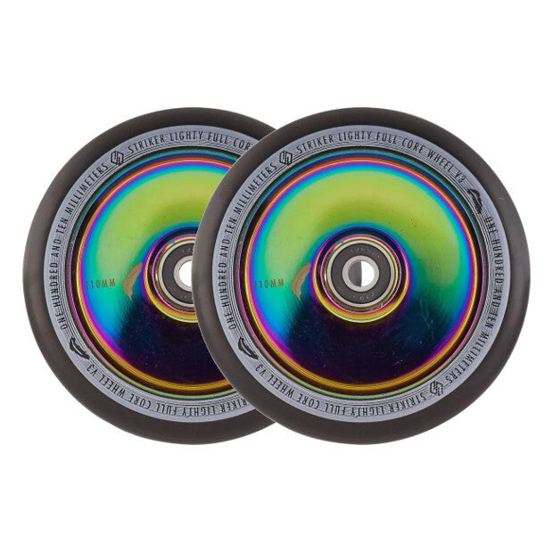 STRIKER Lighty Fullcore V3 110mm Pro Scooter Wheels (Rainbow)