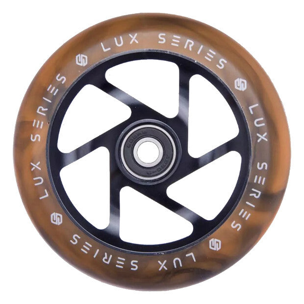 STRIKER Lux 110mm Pro Scooter Wheels (Black/Orange)