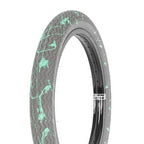 SUBROSA BMX Sawtooth Tire (Grey/Teal)