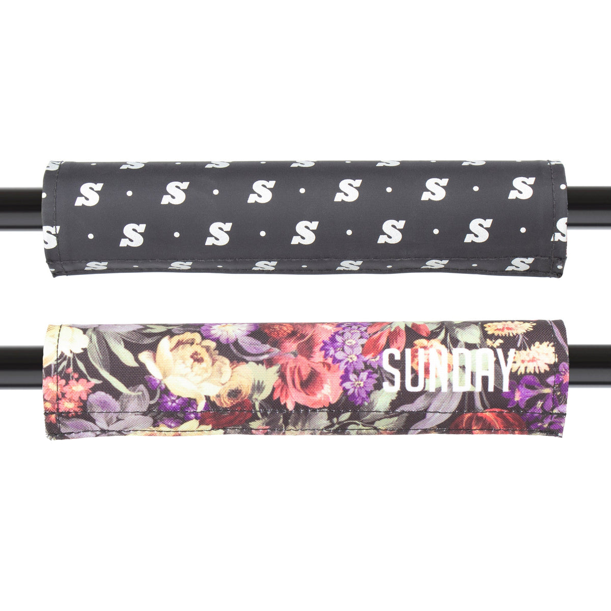 SUNDAY BMX Reversible Bar Pad (Reflective S‑Pattern / Wallflower)
