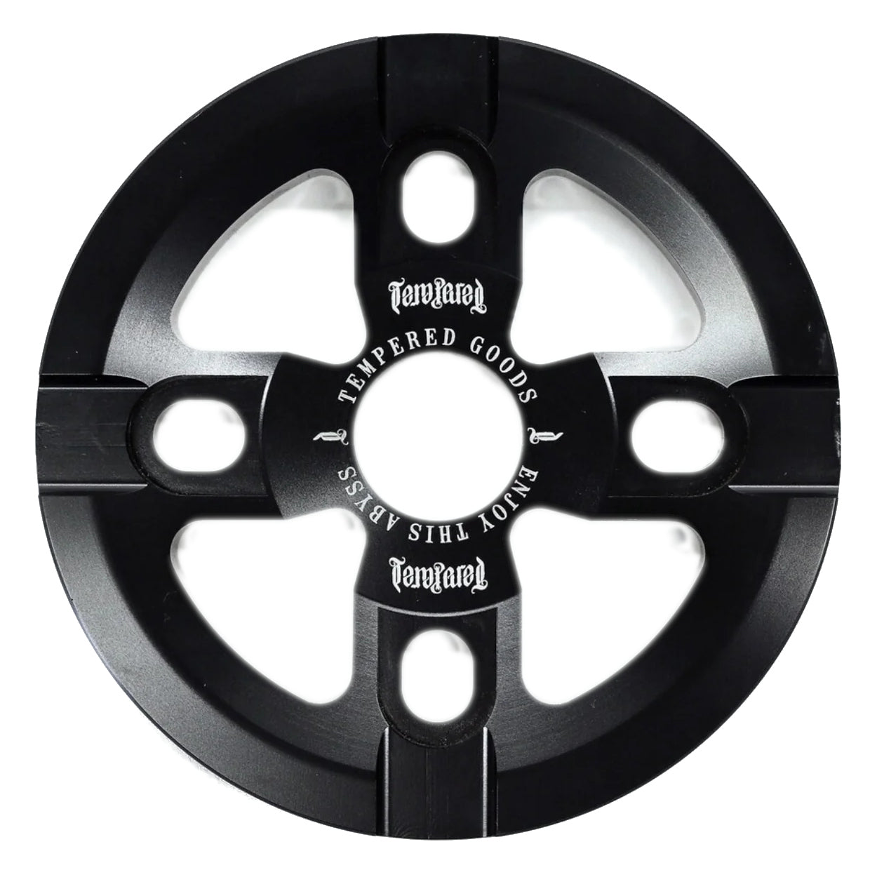 TEMPERED BMX Abyss Guard Sprocket (Black) - Tbilisi, ProScooter.Shop