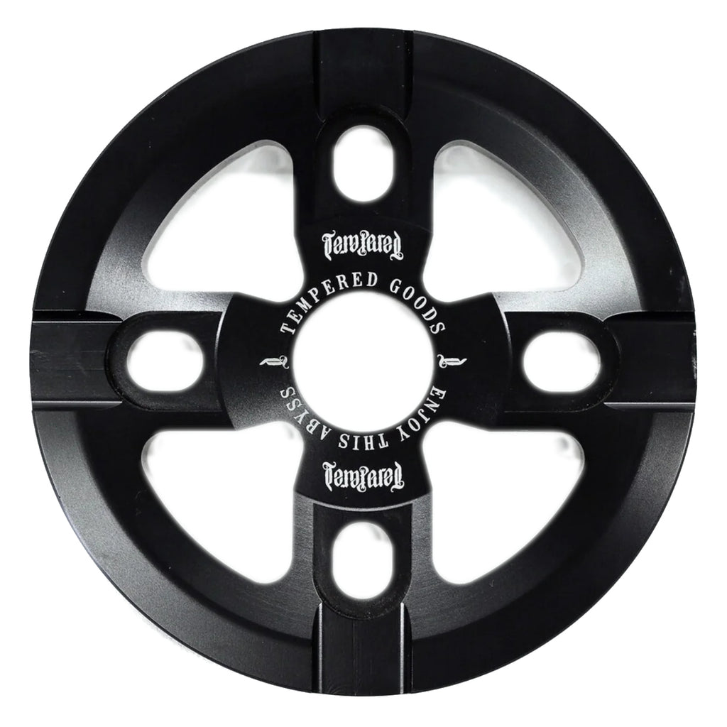 TEMPERED BMX Abyss Guard Sprocket (Black) - Tbilisi, ProScooter.Shop