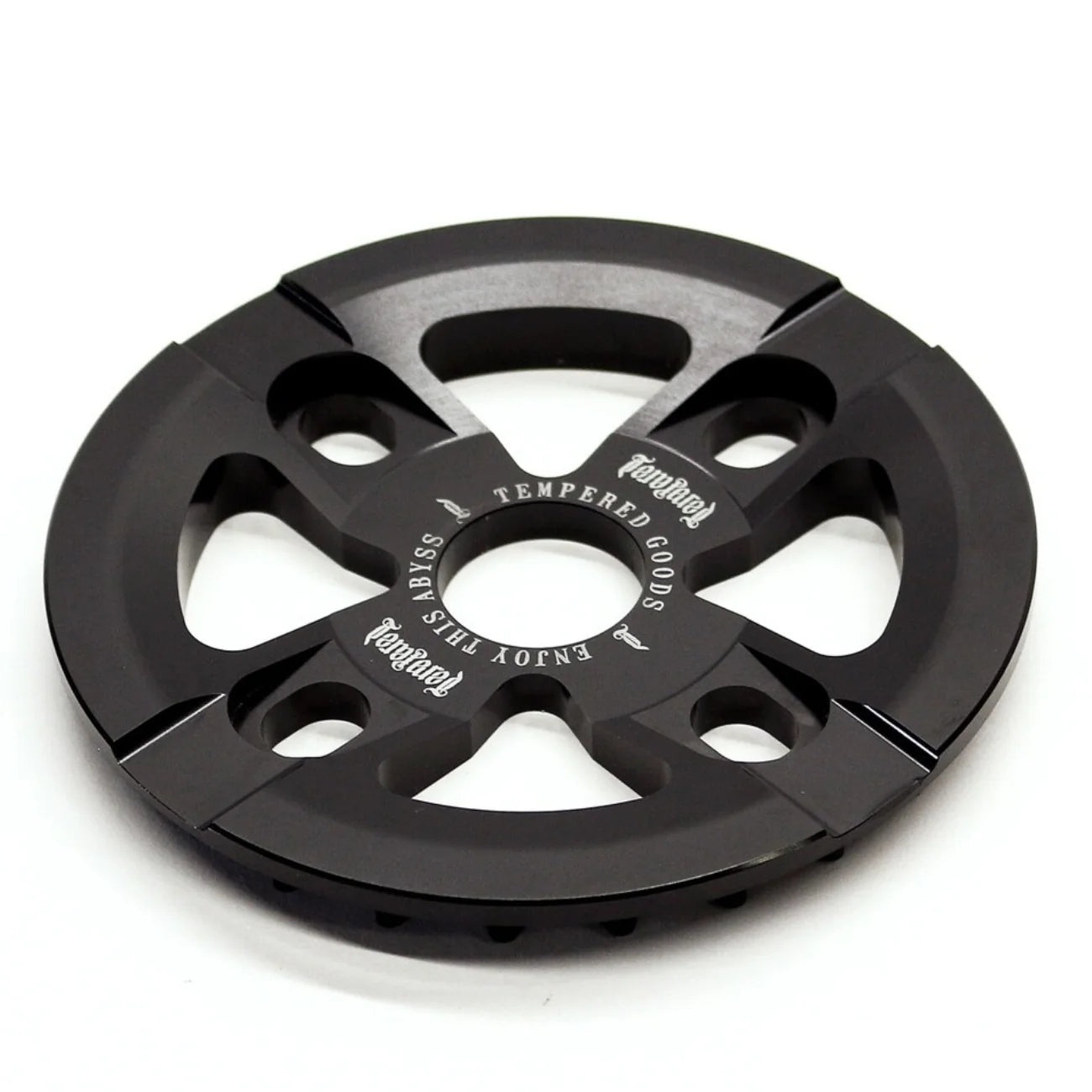 TEMPERED BMX Abyss Guard Sprocket (Black) - Tbilisi, ProScooter.Shop