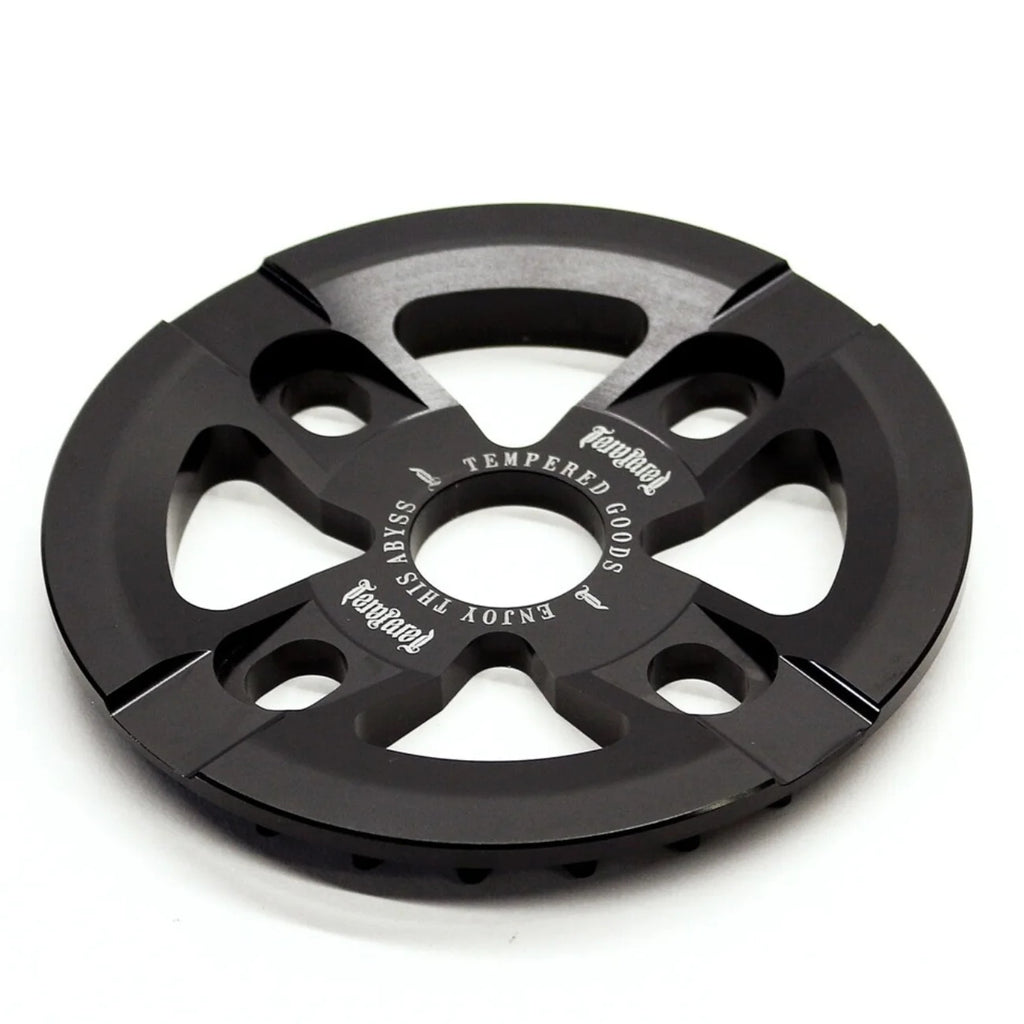 TEMPERED BMX Abyss Guard Sprocket (Black) - Tbilisi, ProScooter.Shop