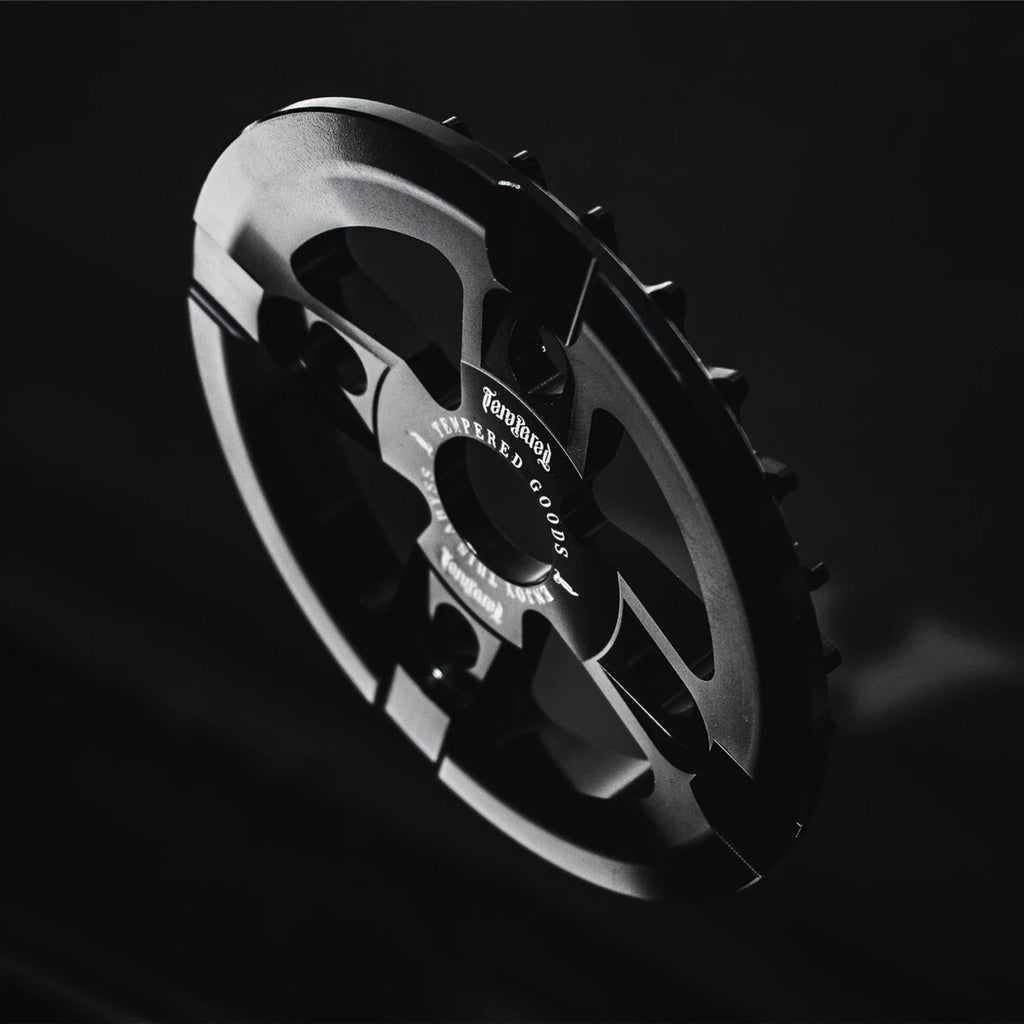 TEMPERED BMX Abyss Guard Sprocket (Black) - Tbilisi, ProScooter.Shop