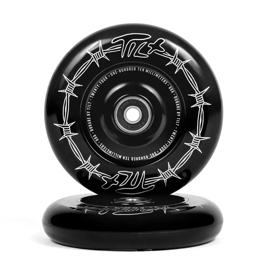TILT Durare Barbed Pro Scooter Wheels (Black)