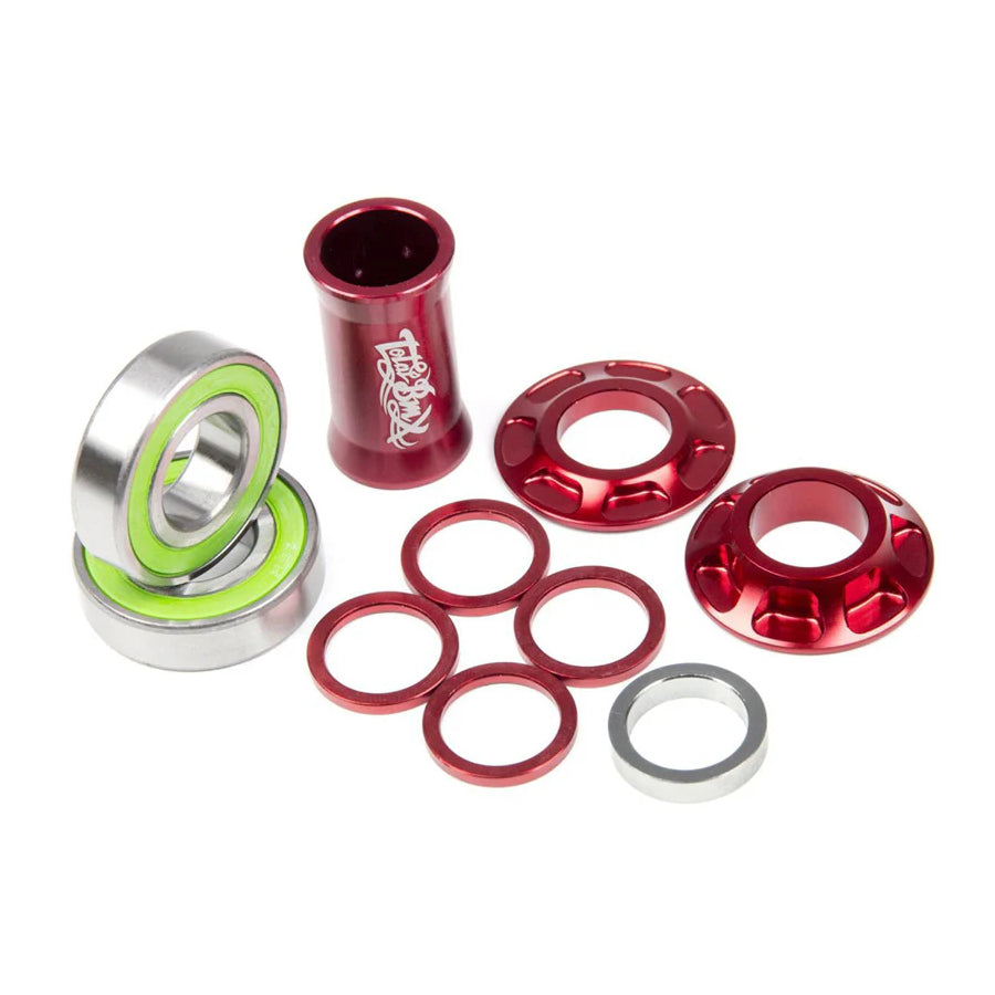TOTAL BMX Mid Bottom Bracket (Red)