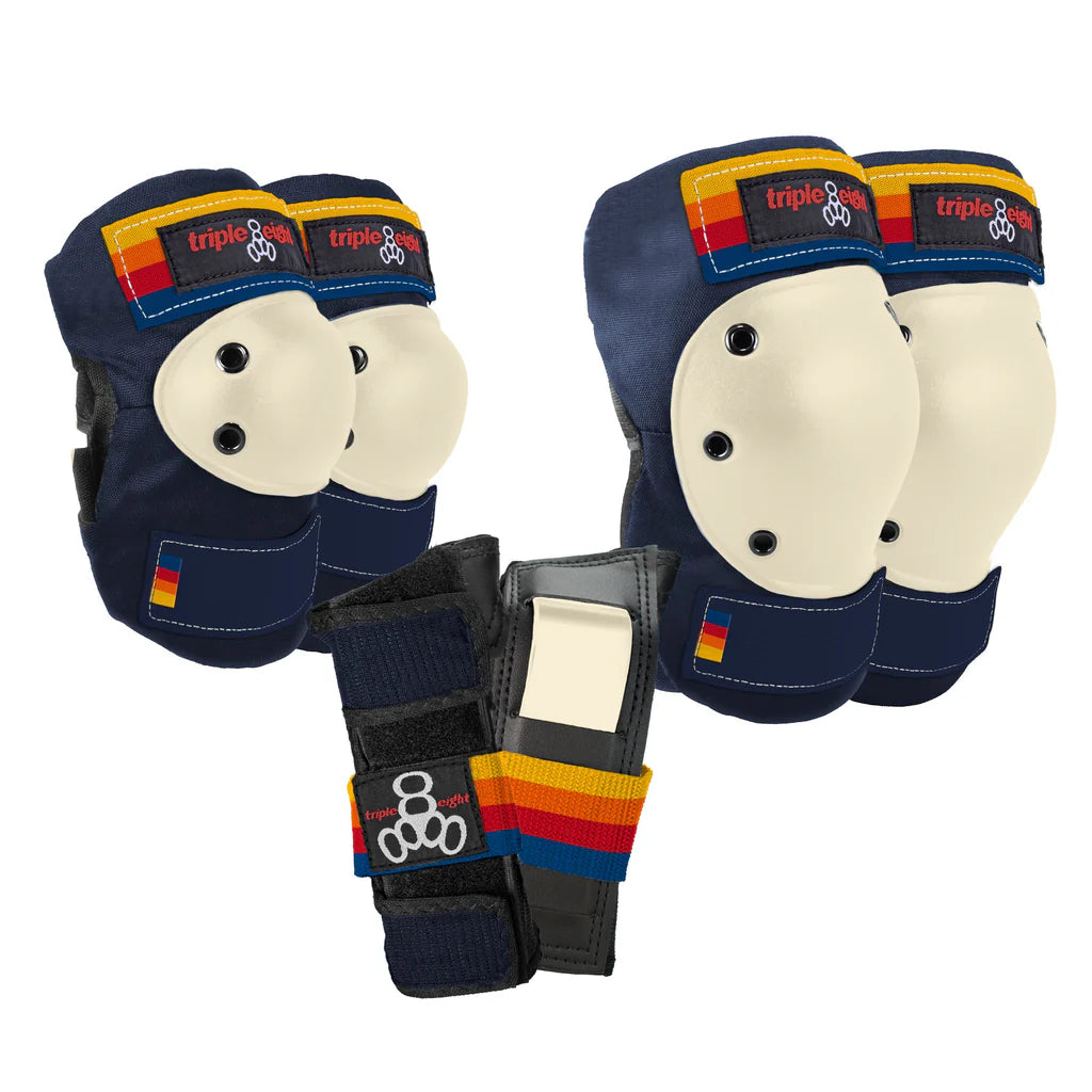 TRIPLE EIGHT Saver 3-Pack Combo Pads (Pacific Beach)