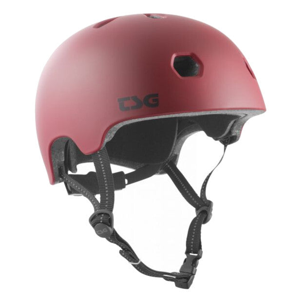 TSG Meta Solid Color Helmet (Satin Oxblood)