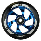 UNION Classic V2 Pro Scooter Wheels (Black/Chrome Blue)
