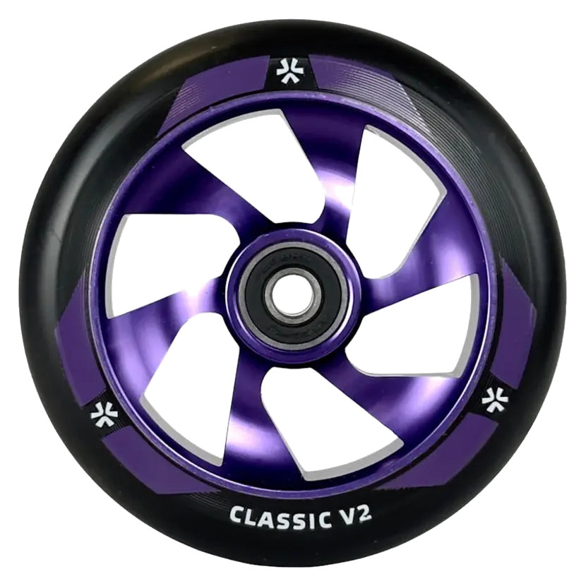 UNION Classic V2 Pro Scooter Wheels (Black/Polished Purple)