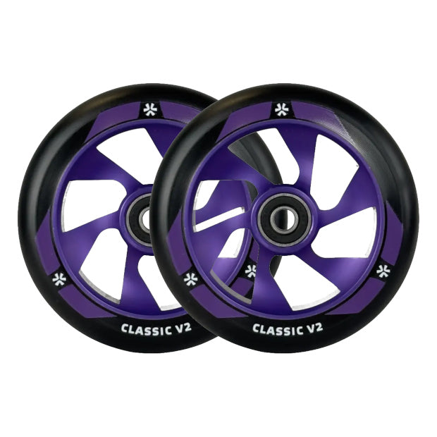 UNION Classic V2 Pro Scooter Wheels 110mm (Black/Purple)