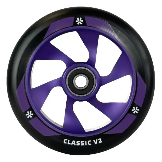 UNION Classic V2 Pro სკუტერის დისკები (შავი/იისფერი)
