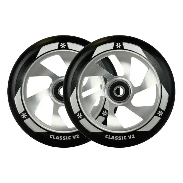 UNION Classic V2 Pro Scooter Wheels 110mm (Black/Silver)