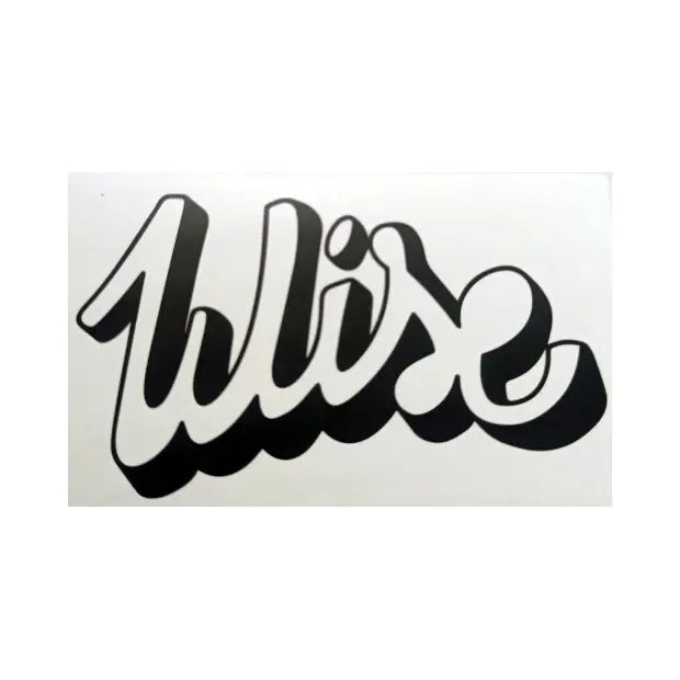 WISE Script Sticker