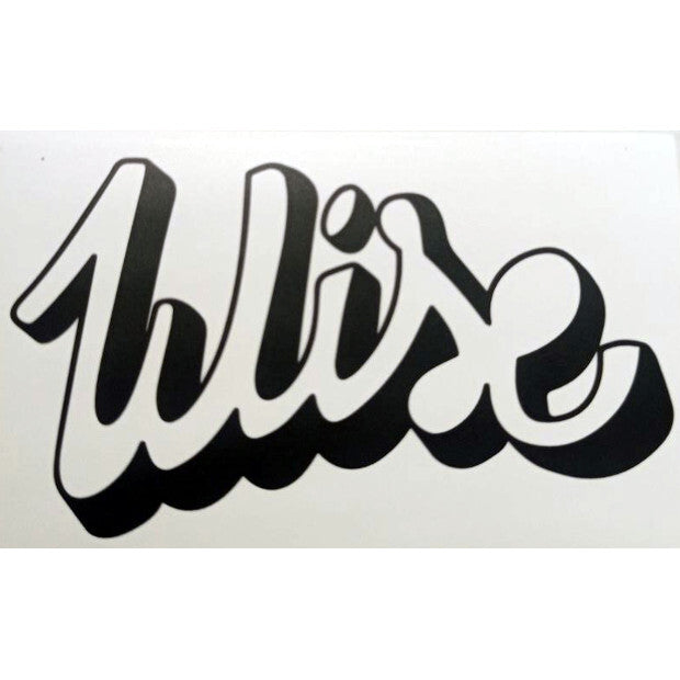 WISE Script Sticker