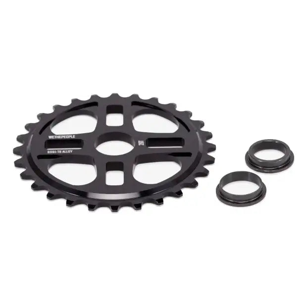 Звездочка WETHEPEOPLE BMX 4 звезды (черная) 25 зуб.