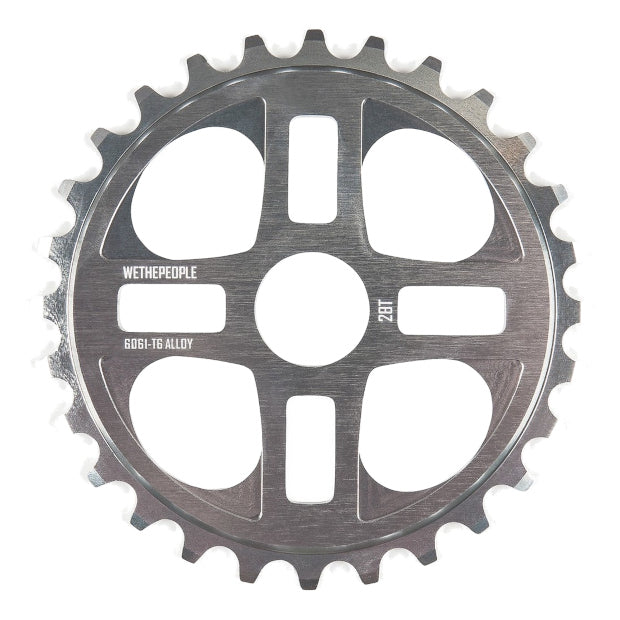 WETHEPEOPLE BMX 4 Star Sprocket (Silver) 25T