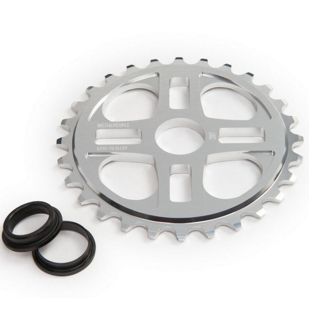WETHEPEOPLE BMX 4 Star Sprocket (Silver) 25T