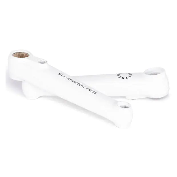 WETHEPEOPLE BMX Logic Cranks (White) 165mm - Tbilisi, ProScooter.Shop