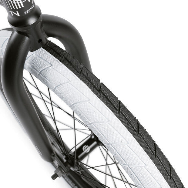 WETHEPEOPLE BMX Nova 20" Bike (Matt Black/White)